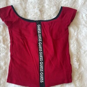 GUESS Women's Red Top